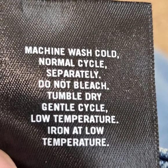 Hudson Jeans Womens 12 Blue Lighter Wash Straight Leg Stretch Denim Flap Pockets - Picture 12 of 14